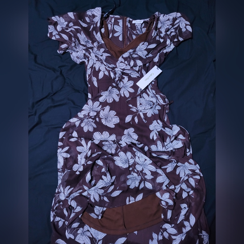 NWT Calvin Klein maxi dress
